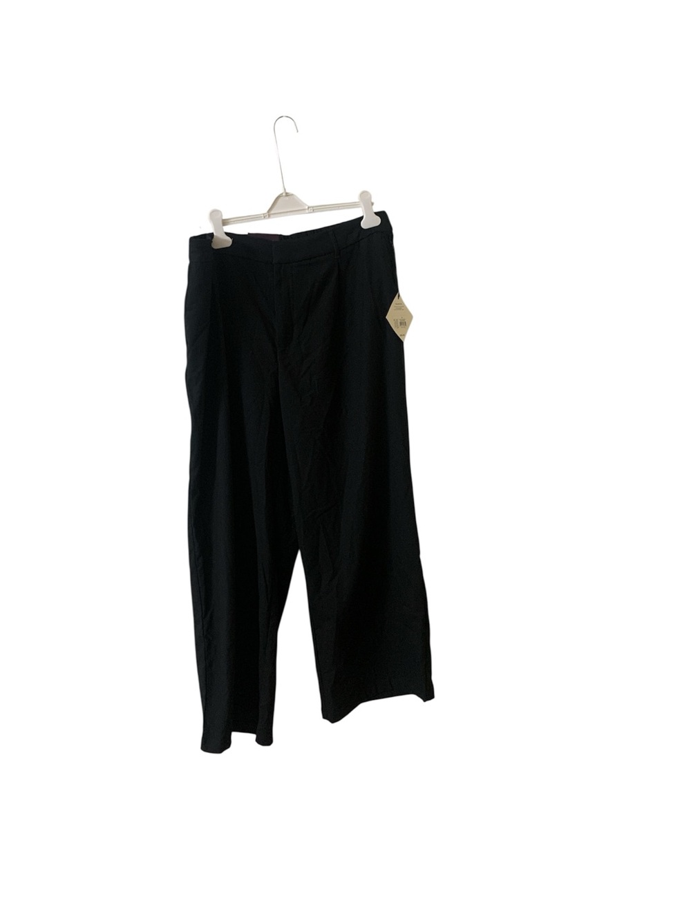 Ava & Viv Black Wide-Leg Dress Pants
